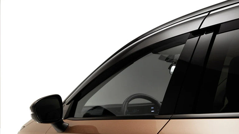 Genuine Nissan Ariya Matte Dark Chrome Side Window Deflectors