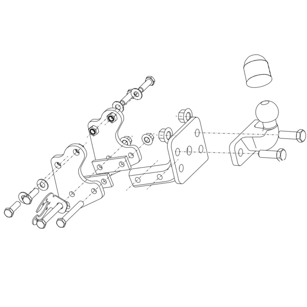 Genuine Nissan Townstar (XFX) - Towbar Flange - Position 2 (High)