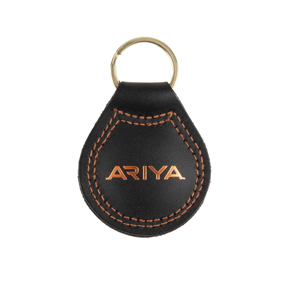 Nissan ARIYA Black Leather Keyring