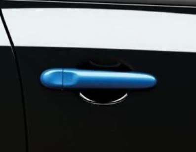 Nissan Juke (F15E) Front Side Door Handle Covers, Blue (w/o I-Key) 2010-2018